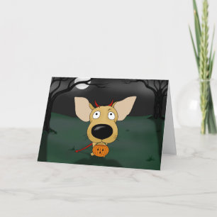 Chihuahua Halloween Card