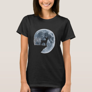 Chihuahua Halloween Costume Moon Silhouette T-Shirt