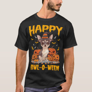 Chihuahua Halloween Dog Howl T-Shirt