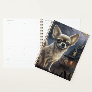 chihuahua Halloween Scary  Planner