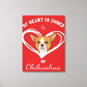 Chihuahua Heart_Dog Lover Canvas Print