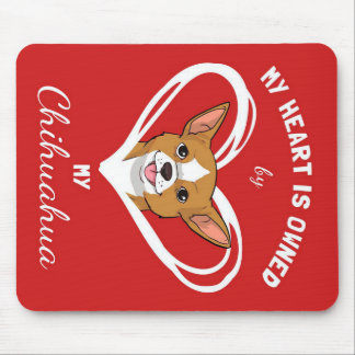 Chihuahua Heart_Dog Lover Mouse Mat