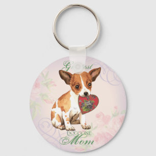 Chihuahua Heart Mum Key Ring