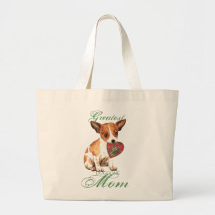 Chihuahua Heart Mum Large Tote Bag