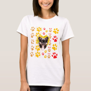 Chihuahua Heart Paw Prints T-Shirt