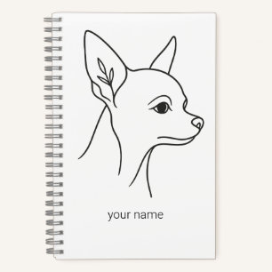 Chihuahua Heritage Minimalist Signature Personal Notebook