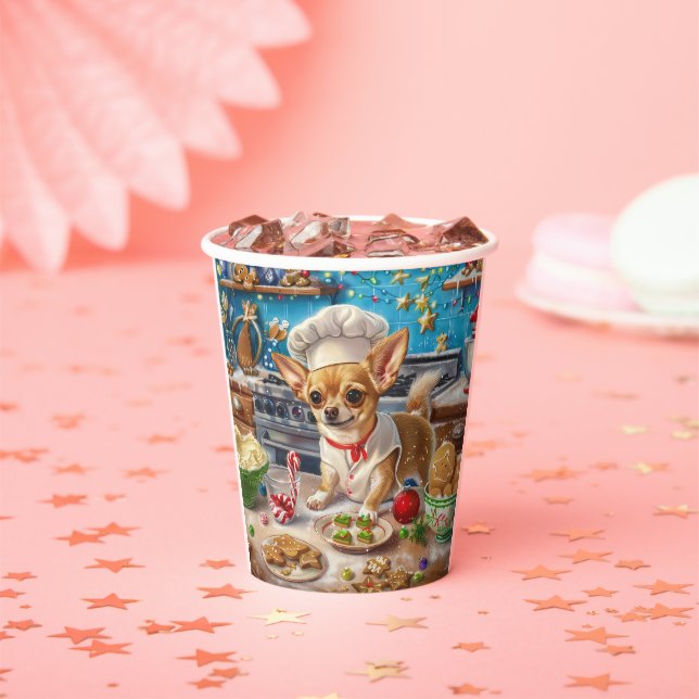 Chihuahua Holiday Baking: Festive Christmas Paper Cups (Insitu)