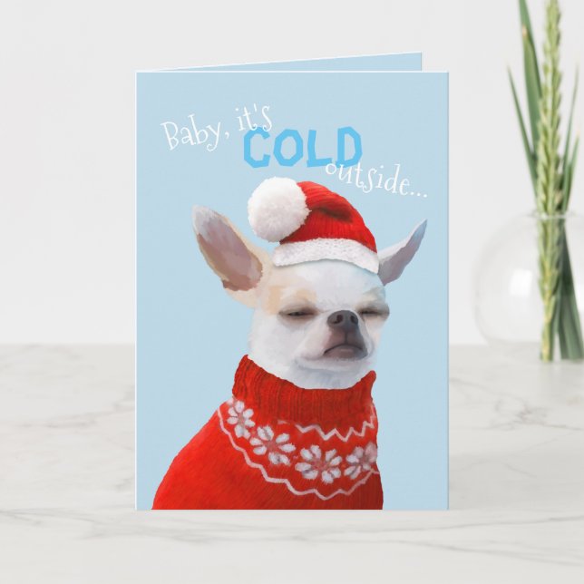 Chihuahua Holiday Card (Front)
