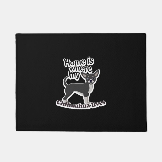 Chihuahua Home Doormat (Front)