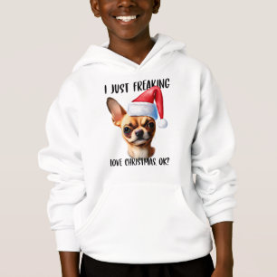 Chihuahua I Just Freaking Love Christmas Ok Xmas