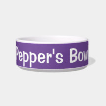 Chihuahua In Basket Ceramic Pet Bowl