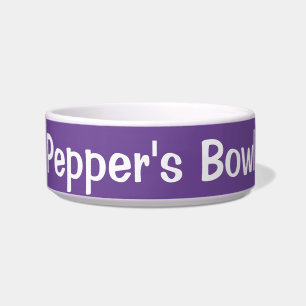 Chihuahua In Basket Ceramic Pet Bowl