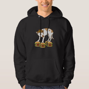 Chihuahua In Hat Balancing On Hamburgers Dank Meme Hoodie