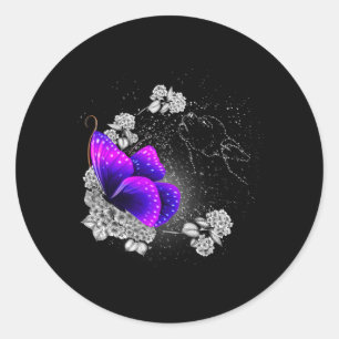 Chihuahua In Heaven Loss Of Dog Memorial Dog Lover Classic Round Sticker