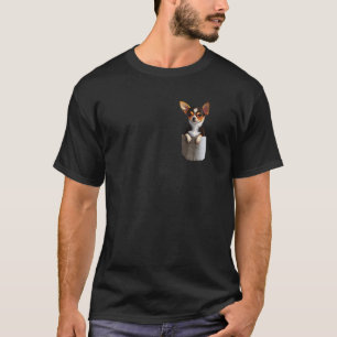 Chihuahua in Pocket Cute Chiwawa Dog Chihuahueño P T-Shirt