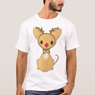 Chihuahua in Rudolf Costume T-Shirt