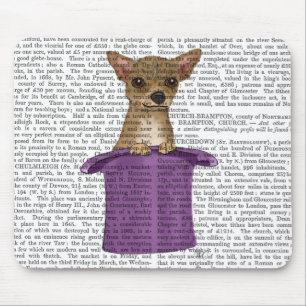Chihuahua in Top Hat Mouse Mat
