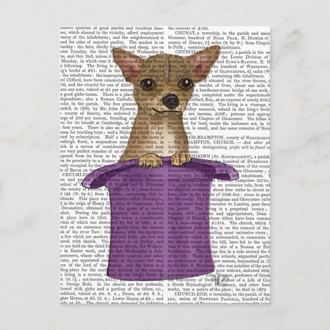 Chihuahua in Top Hat Postcard (Front)