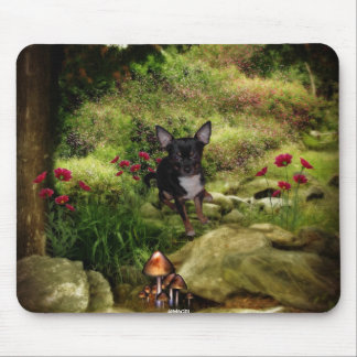 Chihuahua Kawaii Scene 2 Mouse Mat