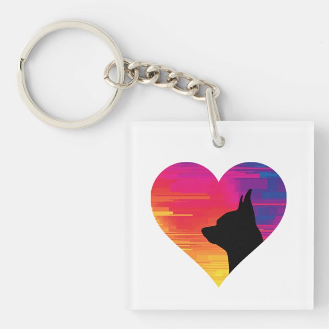 Chihuahua       key ring (Front)