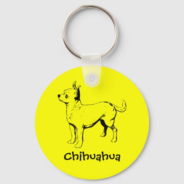 Chihuahua Key Ring (Front)