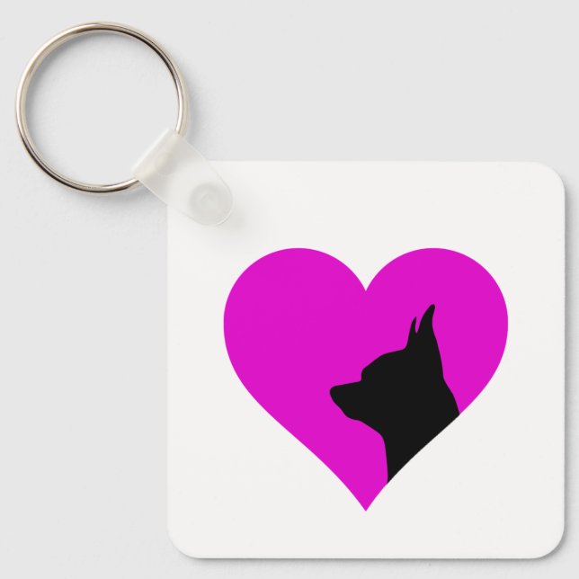 Chihuahua   key ring (Front)