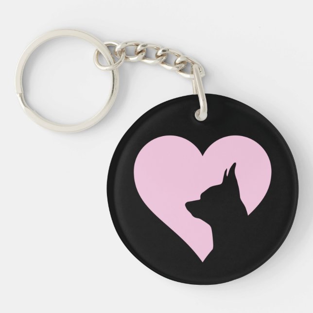 Chihuahua       key ring (Front)