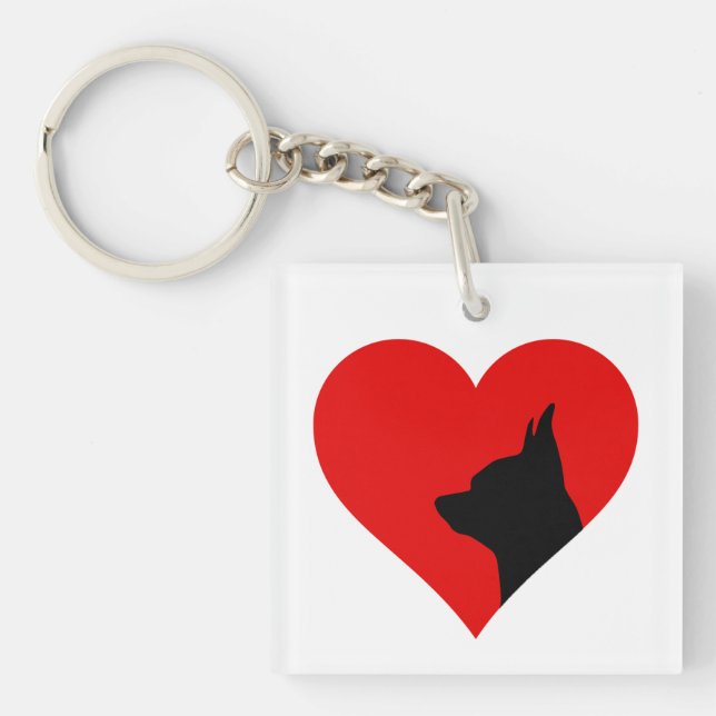 Chihuahua      key ring (Front)