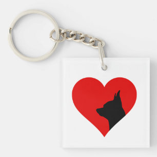 Chihuahua key ring