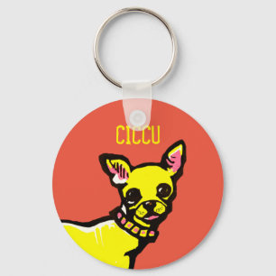 Chihuahua Key Ring