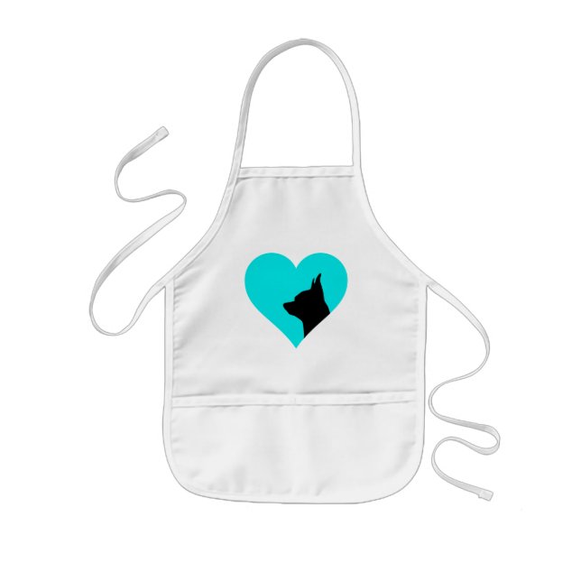 Chihuahua     kids apron (Front)