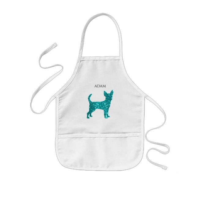 Chihuahua kids apron. Personalised name. Kids Apron (Front)