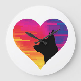 Chihuahua     large clock