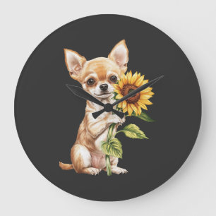 Chihuahua   large clock