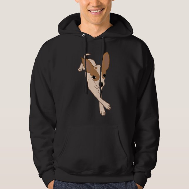 Chihuahua Legs Crossed Hoodie (Front)