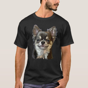 Chihuahua Long Hair Funny Chihuahua Long Haired Ch T-Shirt