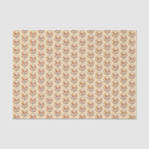 Chihuahua Long-Haired Dog Painting Original Art Tissue Paper