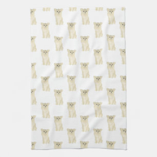 Chihuahua (Long Haired, Fawn) Tea Towel