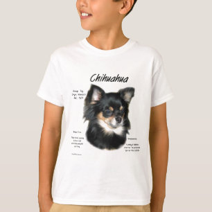 Chihuahua (long) History Design T-Shirt