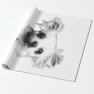 Chihuahua longhair dog_Dog Lover Wrapping Paper