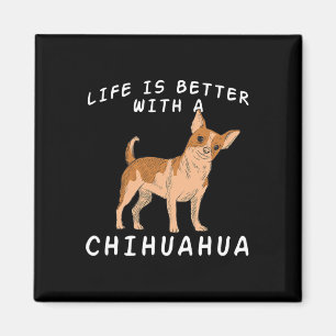 Chihuahua Love - Chiuaua Dog Mum Lovers Saying Chi Magnet