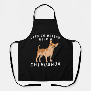 Chihuahua Love Chiuaua Dog Mum Lovers Saying Chiwa Apron