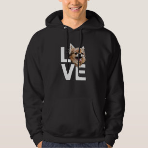 Chihuahua Love Long Hair Chiwawa Long Haired Dog L Hoodie
