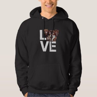 Chihuahua Love Long Hair Chiwawa Long Haired Happy Hoodie