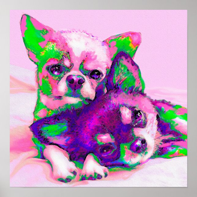 chihuahua love poster (Front)