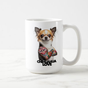 CHIHUAHUA LOVE tattoo artist mum tat ink pet dog Coffee Mug