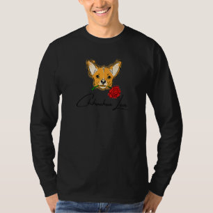 Chihuahua Love With Cute Puppy Face For Chihuahua T-Shirt