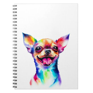 Chihuahua Lover | Colourful Chihuahua Dog art Notebook