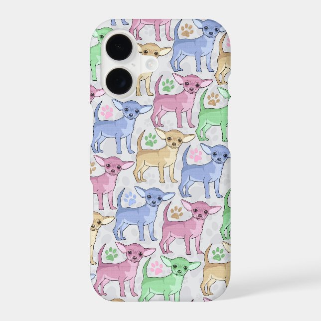 Chihuahua Lover Colourful Pattern (Back)
