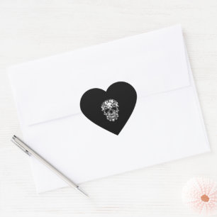 Chihuahua Lover Gift Halloween Skull Costume Heart Sticker